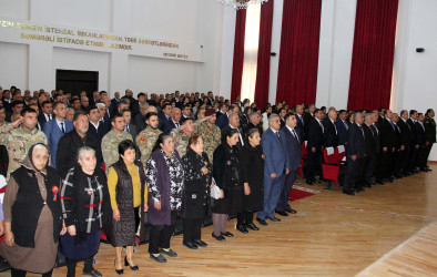 Daşkəsəndə 20 Sentyabr – Dövlət Suverenliyi Günü münasibətilə ümumrayon toplantısı keçirilib