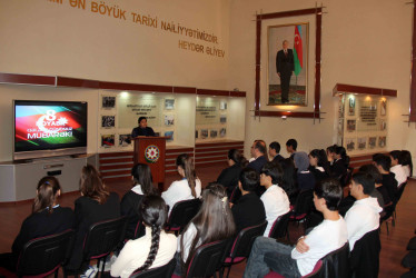 Daşkəsəndə 8 Noyabr – Zəfər Gününün beşinci ildönümünə həsr olunan tarix dərsi keçirilib