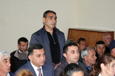 Daşkəsən Rayon İcra Hakimiyyətinin başçısı Orxan Abbasov 07.07.2026-cı il tarixdə Qaraqullar kəndində vətəndaşların səyyar qəbulunu keçirib