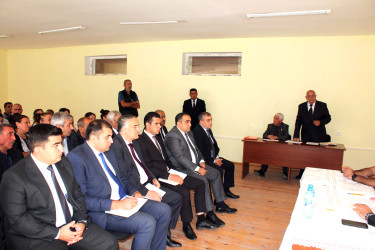 Daşkəsən Rayon İcra Hakimiyyətinin başçısı Orxan Abbasov 16.09.2026-cı il tarixdə Quşçu kəndində vətəndaşların növbəti səyyar qəbulunu keçirib