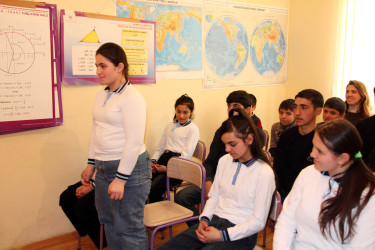 Daşkəsəndə “Yarımçıq təhsil, erkən nikahın və qohumlar arasında nikahın fəsadları” mövsunda maarifləndirici görüş  təşkil olunub