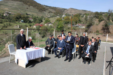 Daşkəsən Rayon İcra Hakimiyyətinin başçısı Orxan Abbasov 13.10.2026-cı il tarixdə Zinzahal kəndində vətəndaşların səyyar qəbulunu keçirib