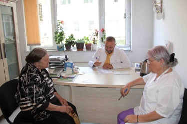 “Ucqar Ərazilərdə Tibbi Xidmətlər” layihəsinə əsasən Daşkəsəndə keçirilən əhalinin tibbi müayinəsi başa çatıb
