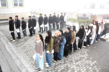 Daşkəsəndə 11 illik təhsil səviyyəsi üzrə buraxılış imtahanı keçirilib