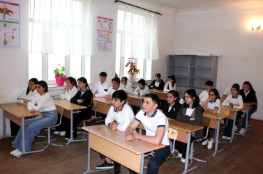 Daşkəsəndə “Sülh aylığı” çərçivəsində “Dini dözümlülüyün təbliğində təhsilin rolu” mövzusunda seminar təşkil olunub