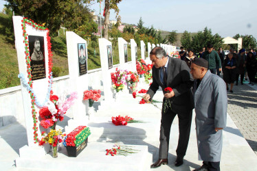 Daşkəsən rayonunda Vətən müharibəsi şəhidləri Novruz İsmayılovun 39-cu doğum günü və Şəhriyar Abdullayevin şəhadətinin 6-cı ildönümü qeyd olunub