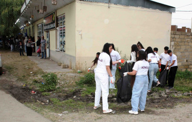 "Təmiz Xoşbulaq" layihəsi çərçivəsində növbəti ekoloji aksiya keçirilib