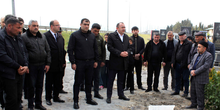 Daşkəsənli  Vətən müharibəsi  şəhidi  Novruz  Haxverdiyevin atası Əli Haxverdiyev torpağa tapşırılıb