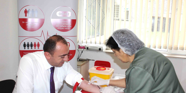 Daşkəsəndə növbəti qanvermə aksiyası keçirilib