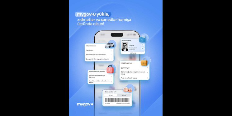 “Mygov” – dövlət xidmətlərindən rəqəmsal və rahat istifadə imkanı!