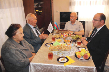 Daşkəsəndə Qərbi Azərbaycandan olan qocaman icma üzvləri evlərində ziyarət olunub
