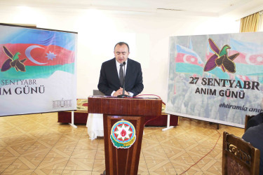 Daşkəsən rayonunda 27 Sentyabr – Anım Gününün 6-cı ildönümü dərin ehtiramla qeyd olunub, şəhidlərin xatirəsinə ehsan süfrəsi açılıb