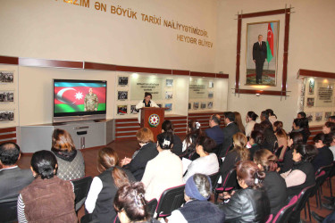 Daşkəsən rayon Heydər Əliyev Mərkəzində 27 Sentyabr – Anım Gününün beşinci ildönümünə həsr edilmiş tədbir keçirilib