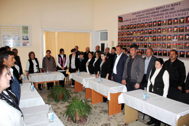 Daşkəsəndə “Ümummilli Lider Heydər Əliyevin memarlıq irsi” mövzusunda dəyirmi masa keçirilib