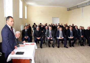 Daşkəsən Rayon İcra Hakimiyyətinin başçısı Orxan Abbasov 11.03.2026-cı il tarixdə Mollahəsənli kəndində vətəndaşların səyyar qəbulunu keçirib