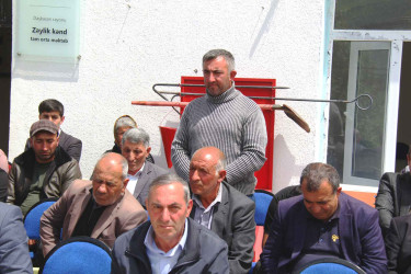 Daşkəsən Rayon İcra Hakimiyyətinin başçısı Orxan Abbasov 18.06.2025-ci il tarixdə Zəylik və Quytul kəndləri sakinlərinin səyyar qəbulunu keçirib