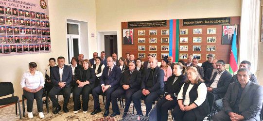 Daşkəsəndə 18 Oktyabr – Müstəqilliyin Bərpası Günü münasibətilə tədbir keçirilib