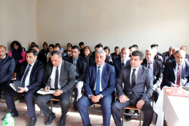 Daşkəsən Rayon İcra Hakimiyyətinin başçısı Orxan Abbasov 12.11.2025-ci il tarixdə Qabaqtəpə və Rəsullu kəndləri sakinlərinin səyyar qəbulunu keçirib