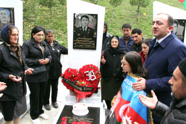 Daşkəsən rayonunda Vətən müharibəsi şəhidləri Novruz İsmayılovun doğum və Şəhriyar Abdullayevin anım günləri qeyd olunub