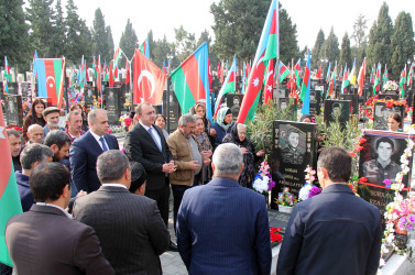Daşkəsənli Vətən müharibəsi şəhidləri Əhmədxan Əhmədovun, Vidadi İsrəfilovun və Həsən Abdullayevin şəhadətlərinin beşinci ildönümləri qeyd olunub