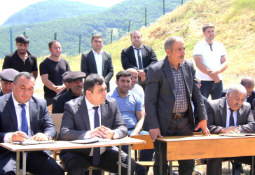 Daşkəsən Rayon İcra Hakimiyyətinin başçısı Orxan Abbasov 09.07.2025-ci il tarixdə Çaykənd və Çovdar kəndləri sakinlərinin səyyar qəbulunu keçirib