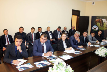Daşkəsəndə kənd təsərrüfatı heyvanları arasında identifikasiya işlərinin təşkili ilə bağlı maarifləndirici görüş keçirilib