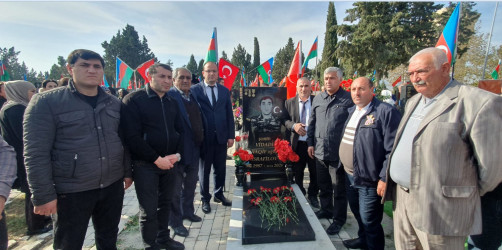 Vətən müharibəsi şəhidləri Abdullayev Həsən Qərib oğlunun və  İsrəfilov Vidadi Vaqif oğlunun şəhadətlərinin üçüncü ildönümü qeyd olunub