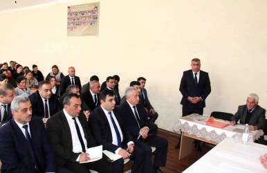 Daşkəsən Rayon İcra Hakimiyyətinin başçısı Orxan Abbasov 22.10.2025-ci il tarixdə Daşkəsən şəhər sakinlərinin növbəti səyyar qəbulunu keçirib