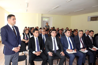 Daşkəsən Rayon İcra Hakimiyyətinin başçısı Orxan Abbasov 16.09.2026-cı il tarixdə Quşçu kəndində vətəndaşların növbəti səyyar qəbulunu keçirib
