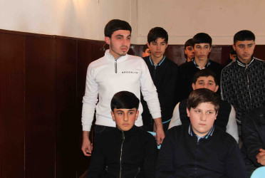 Daşkəsəndə məktəblilər üçün “Məişət zorakılığı, erkən nikah, zərərli vərdişlər və narkomaniya ilə mübarizə” mövzusunda növbəti maarifləndirici tədbir keçirilib