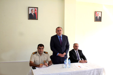 Daşkəsən Rayon İcra Hakimiyyətinin başçısı Orxan Abbasov 16.09.2026-cı il tarixdə Quşçu kəndində vətəndaşların növbəti səyyar qəbulunu keçirib