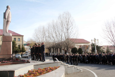 Ümummilli Lider Heydər Əliyevin anım günü Daşkəsən rayonunda ehtiramla qeyd edilib