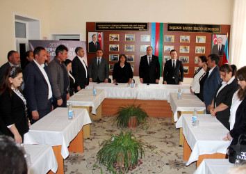 Daşkəsəndə “Ümummilli Lider Heydər Əliyevin memarlıq irsi” mövzusunda dəyirmi masa keçirilib