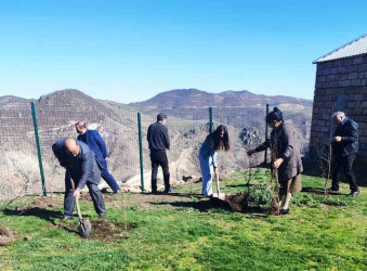 Daşkəsəndə “Konstitusiya və Suverenlik İli” çərçivəsində növbəti ağacəkmə aksiyaları Qazaxyolçular, Xoşbulaq, Çovdar, Qabaqtəpə və Çanaqçı kəndlərində keçirilib