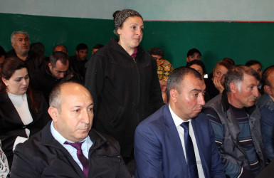 Daşkəsən Rayon İcra Hakimiyyətinin başçısı Orxan Abbasov 28.04.2026-cı il tarixdə Quşçu körpüsü qəsəbəsində vətəndaşların növbəti səyyar qəbulunu keçirib