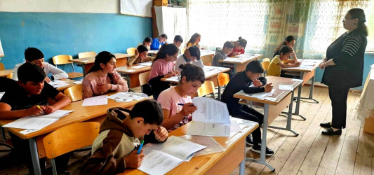 Daşkəsən rayonu üzrə ümumtəhsil məktəblərinin 4-cü və 6-cı sinif şagirdlərinin mərkəzləşmiş qaydada monitorinqi keçirilib