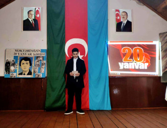 Daşkəsəndə 20 Yanvar – Ümumxalq Hüzn Gününün 35-ci ildönümünə həsr olunan “Həyat üçün doğulmuşuq, Vətən üçün ölməliyik” adlı tədbir keçirilib
