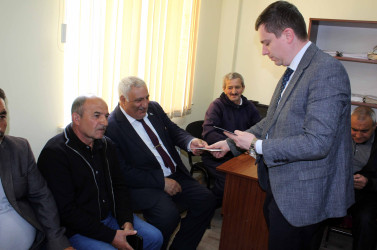 Daşkəsən rayonunun Quşçu kəndində əmlak sığortası üzrə maarifləndirmə aparılıb