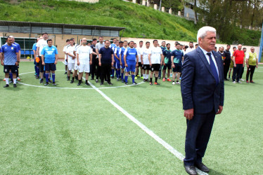 Daşkəsəndə “Şəhərsalma və Memarlıq İli” çərçivəsində 15 İyun – Milli Qurtuluş Gününə həsr olunan minifutbol üzrə rayon turnirinin açılış mərasimi keçirilib və oyunlara start verilib