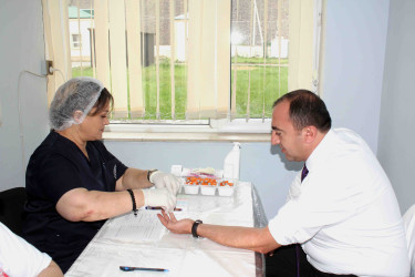 Daşkəsəndə növbəti qanvermə aksiyası keçirilib