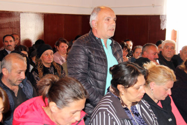 Daşkəsən Rayon İcra Hakimiyyətinin başçısı Orxan Abbasov 23.04.2025-ci il tarixdə Daşkəsən şəhər sakinləri ilə səyyar qəbul keçirib
