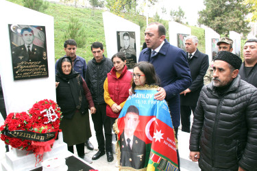 Daşkəsən rayonunda Vətən müharibəsi şəhidləri Novruz İsmayılovun doğum və Şəhriyar Abdullayevin anım günləri qeyd olunub