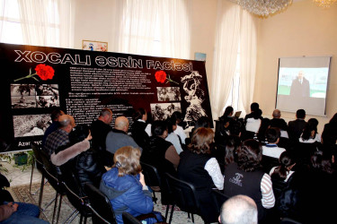 24.02.2026-Xocalı soyqırımının 34-cü ildönümü ilə bağlı tədbir