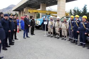 24.04.2026-Daşkəsən rayon ərazi mülki müdafiə qüvvələri ilə xəbərdarlıq və toplanış məşqi