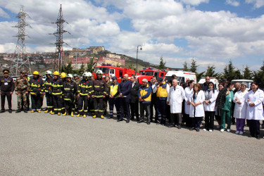 24.04.2026-Daşkəsən rayon ərazi mülki müdafiə qüvvələri ilə xəbərdarlıq və toplanış məşqi