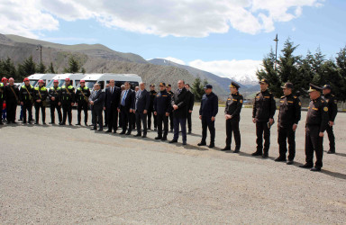 24.04.2026-Daşkəsən rayon ərazi mülki müdafiə qüvvələri ilə xəbərdarlıq və toplanış məşqi