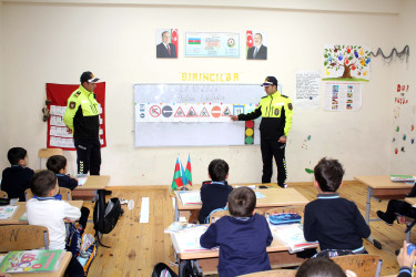 Yol hərəkəti qaydalarına dair növbəti maarifləndirici məşğələ