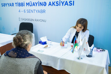08.09.2026-Quşçu kəndində səyyar tibbi müayinə aksiyası