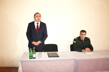 Dəvrallı kəndində vətəndaşların səyyar qəbulu