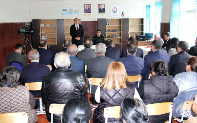 Xoşbulaq kəndində vətəndaşların səyyar qəbulu